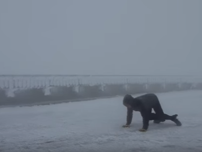 WATCH 109MPH Winds On Mount Washington Lift Man Off His Feet WBUR