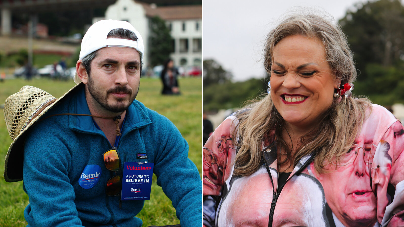 Sanders supporters Aaron Selverston (left) and Genei Baker both hoped to see Sanders' campaign move forward despite Hillary Clinton becoming the presumptive nominee for the Democratic Party on Monday. Sanders supporters Aaron Selverston (left) and Genei Baker both hoped to see Sanders' campaign move forward despite Hillary Clinton becoming the presumptive nominee for the Democratic Party on Monday.