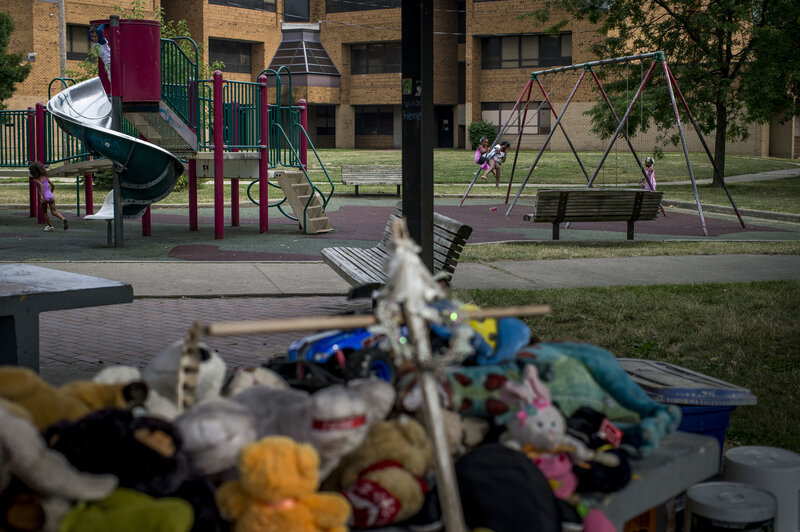 A memorial is set up at the gazebo at Cudell Recreation Center in Cleveland, where Tamir Rice was killed. A memorial is set up at the gazebo at Cudell Recreation Center in Cleveland, where Tamir Rice was killed.