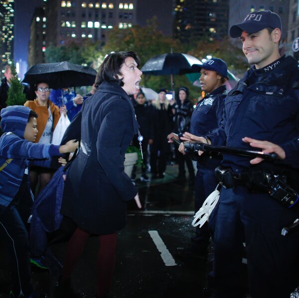A Protest, A Police Officer, A Yelling Mother: The Story Behind A Photo