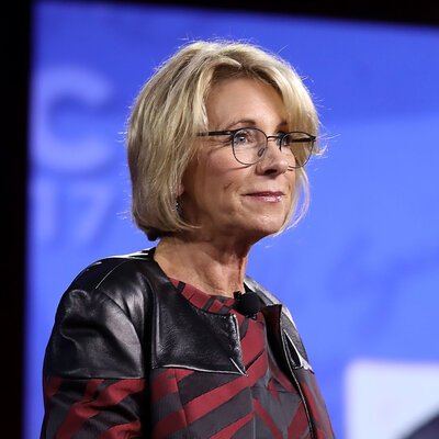 DeVos, Defiant At CPAC, Walks A Fine Line On Transgender Rights