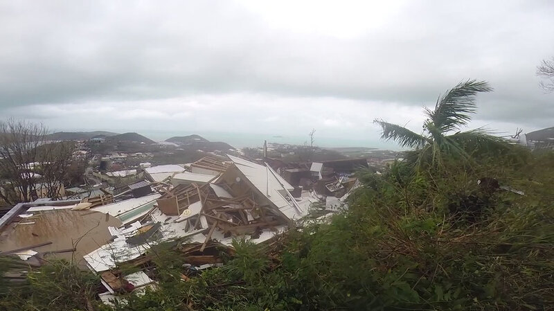 Hurricane Irma devastated parts of St. Thomas, U.S. Virgin Islands, as well several other Caribbean islands when it hit Thursday. (Ian Brown/AP)