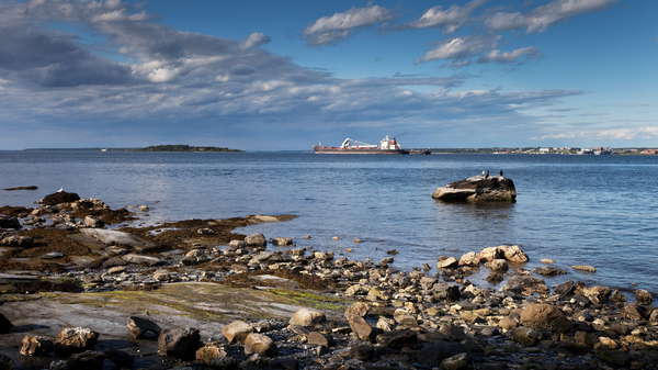 Narragansett Bay in Rhode Island.