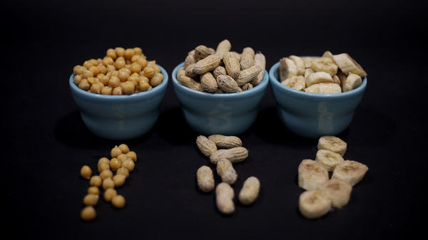 Chickpeas, peanuts and bananas are among the ingredients that scientists use in a paste to help rehabilitate gut microbes in severely malnourished children.