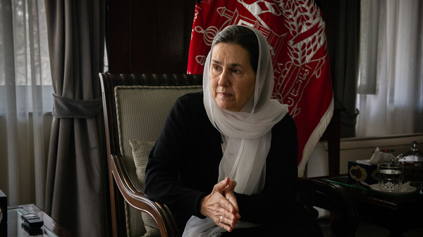 First lady Rula Ghani at the Presidential Palace in Kabul, Afghanistan. Earlier this year, she helped free more than 190 Afghan women and girls imprisoned for failing the virginity test after reproductive rights activist Farhad Javid brought it to her attention in October.