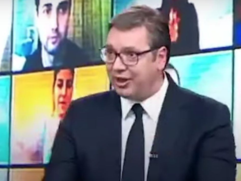 The Serbian President S Very Dystopian And Creepy Political The Serbian President S Very Dystopian