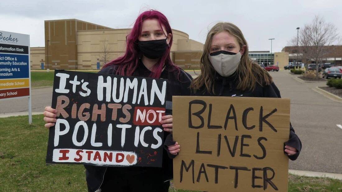Minnesota Students Walk Out Of School To Protest Racial Injustice 7 Minnesota Students Walk Out Of School To Protest Racial Injustice
