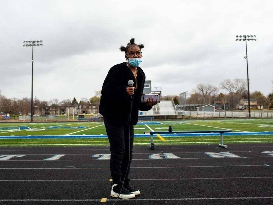 Minnesota Students Walk Out Of School To Protest Racial Injustice 9 Minnesota Students Walk Out Of School To Protest Racial Injustice