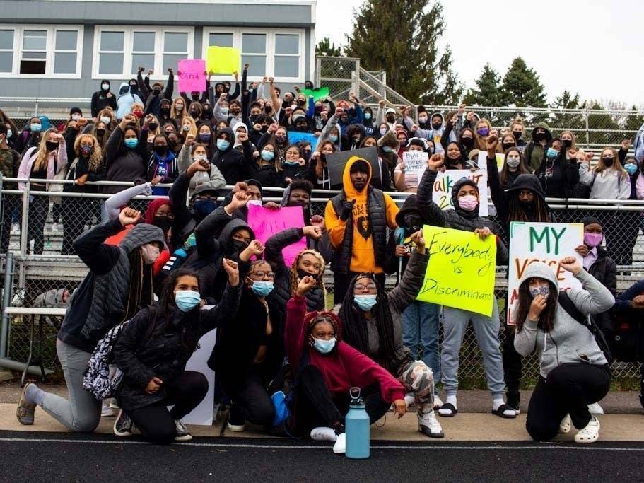 Minnesota Students Walk Out Of School To Protest Racial Injustice 17 Minnesota Students Walk Out Of School To Protest Racial Injustice