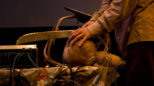 Nick Becker plays the gourd.