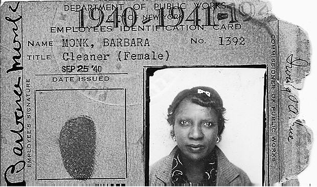 the photo ID of Barbara Monk.