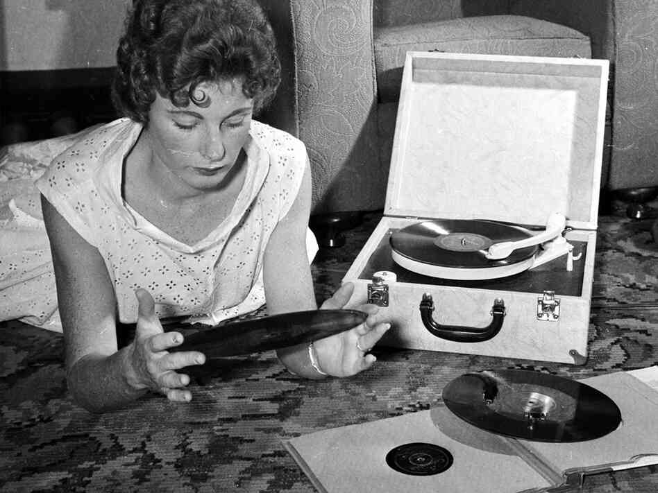 Listening to, and falling in love, with music.