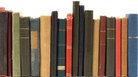 Row of ancient tomes Row of ancient tomes
