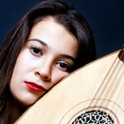 A languishing lute player A languishing lute player
