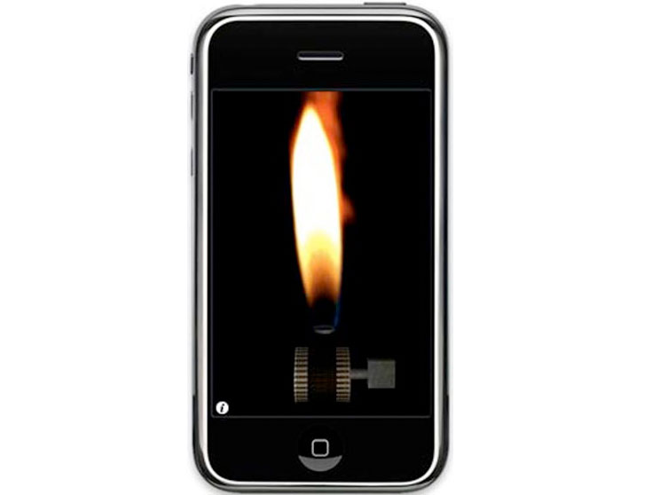 The iPhone lighter app.