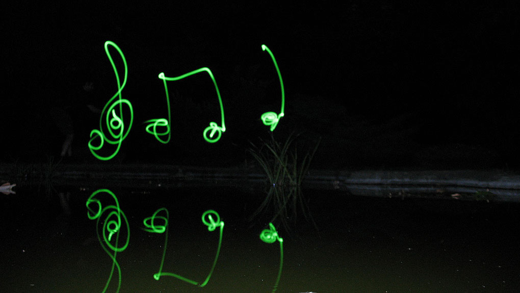 writing in the dark