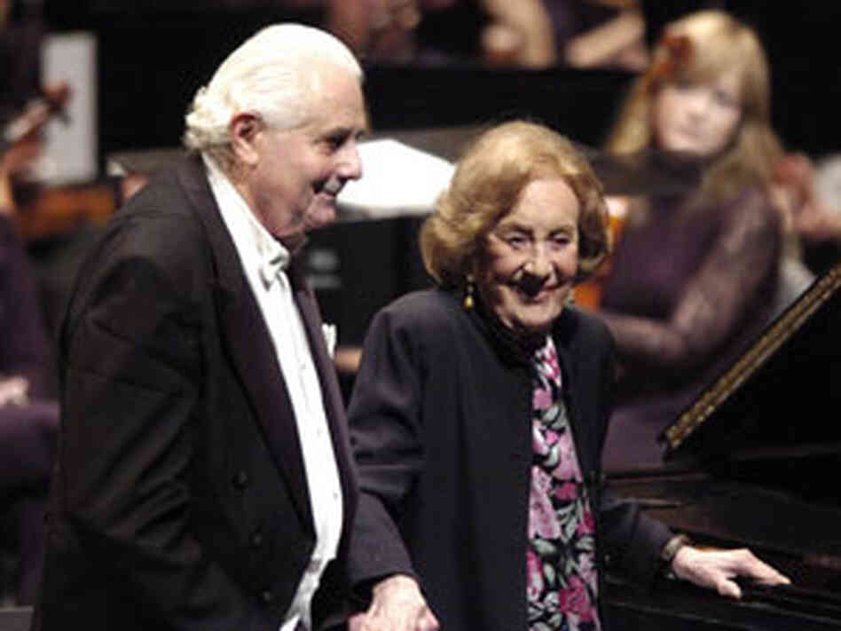 Marian McPartland and Donald Portnoy Marian McPartland and Donald Portnoy