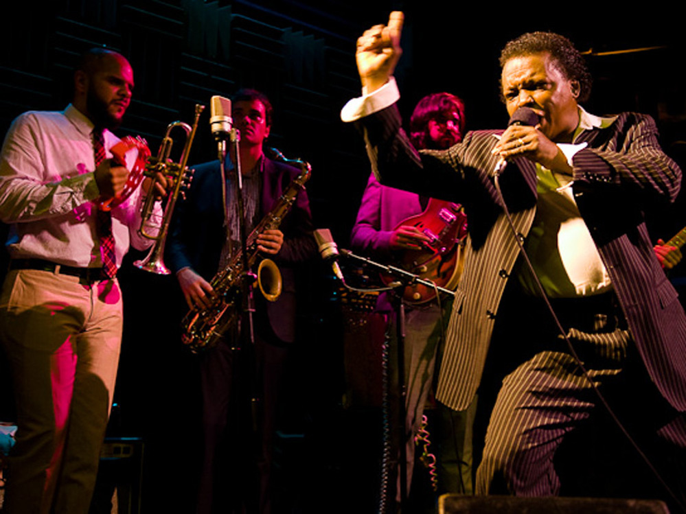Lee Fields performs at Joe's Pub in New York City.