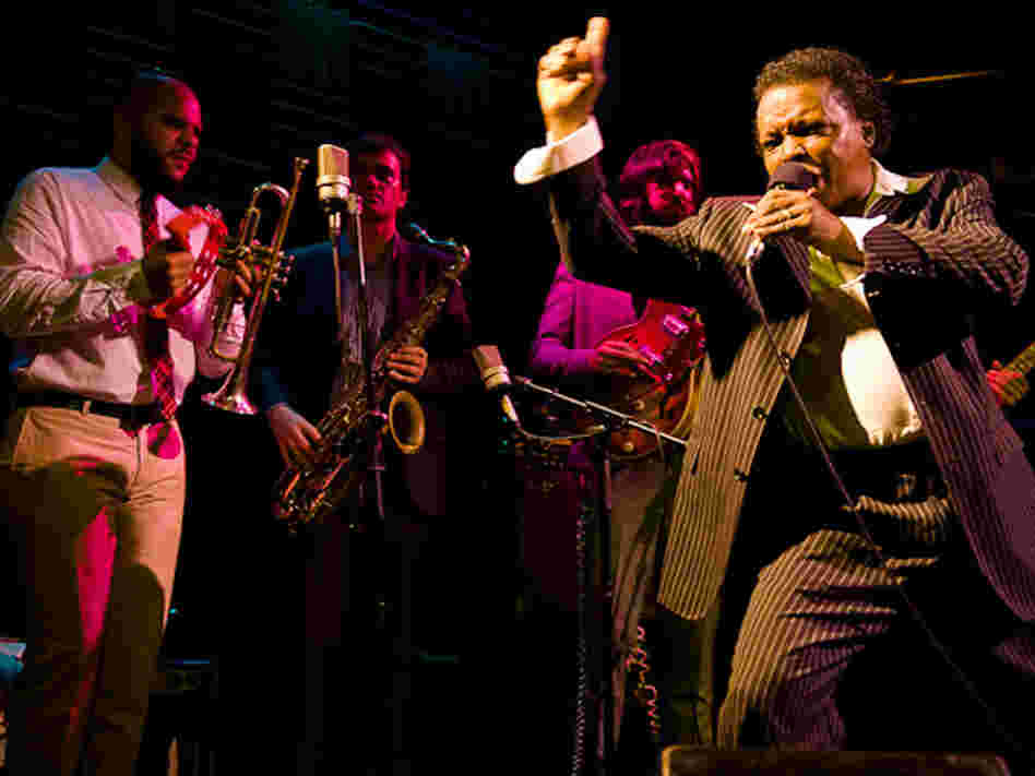 Lee Fields performs at Joe's Pub in New York City.