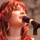 She and Him at Bonnaroo; credit: Shantel Mitchell / NPR