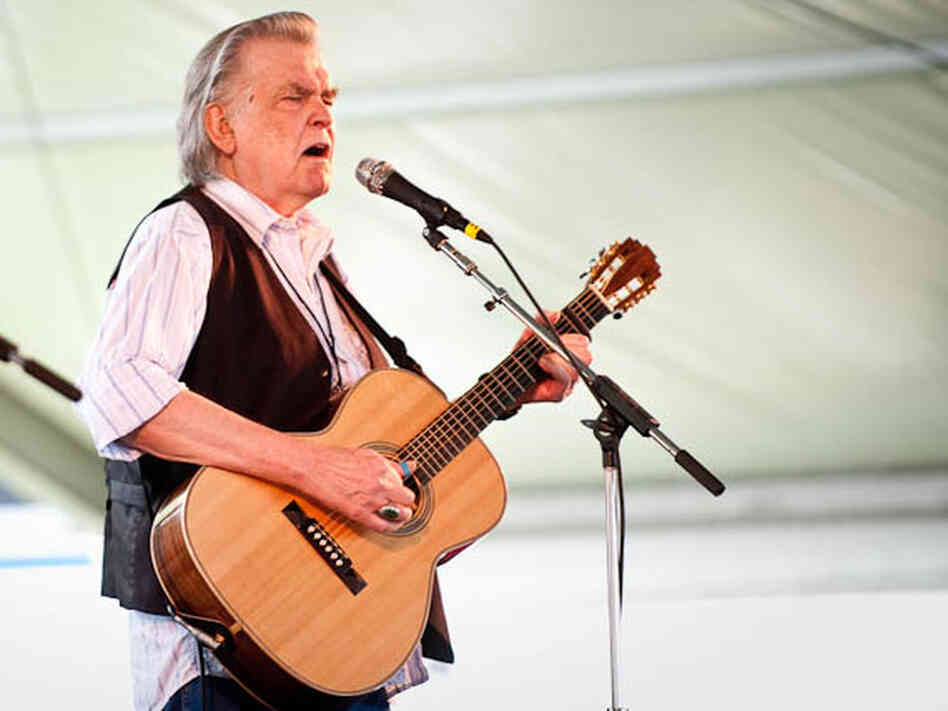 Guy Clark performs at Newport Folk.