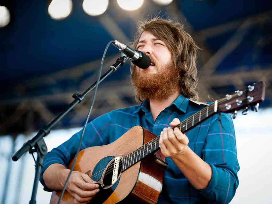 Fleet Foxes performs at Newport Folk Festival.