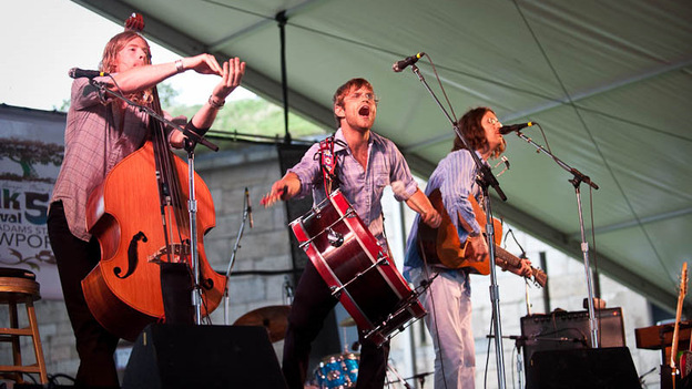 Elvis Perkins in Dearland performs at Newport Folk.