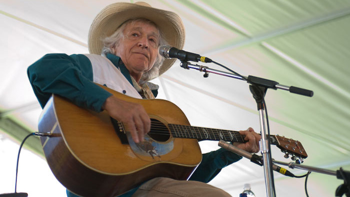 Ramblin Jack Elliot performs at Newport Folk.