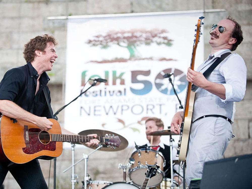 Josh Ritter performs at Newport Folk.