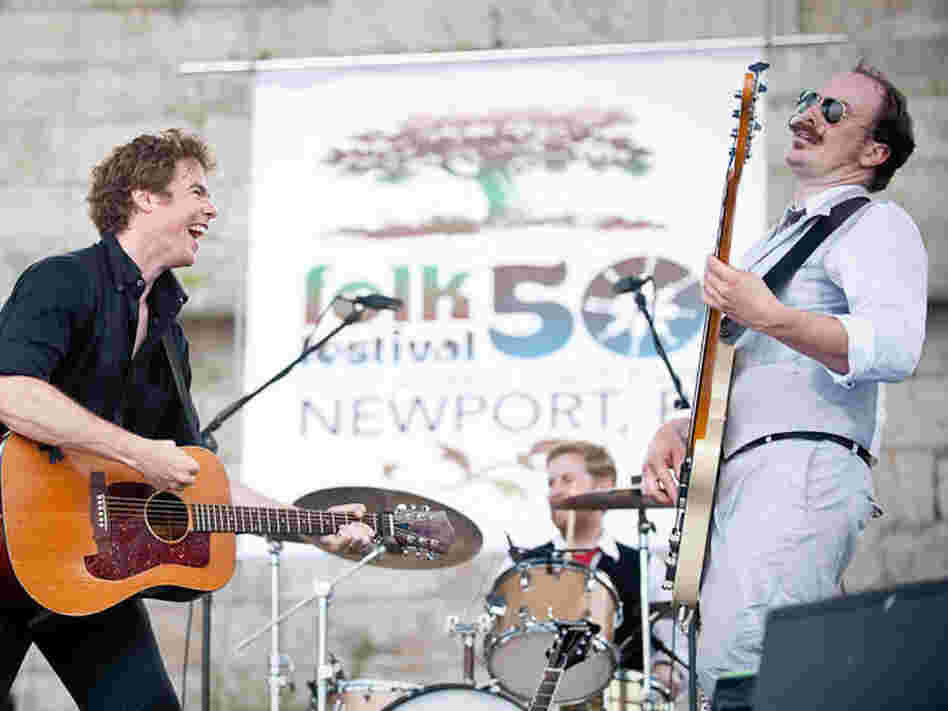Josh Ritter performs at Newport Folk.
