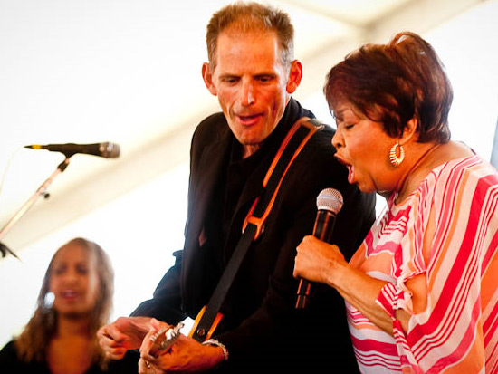 Mavis Staples performs at Newport Folk Festival.