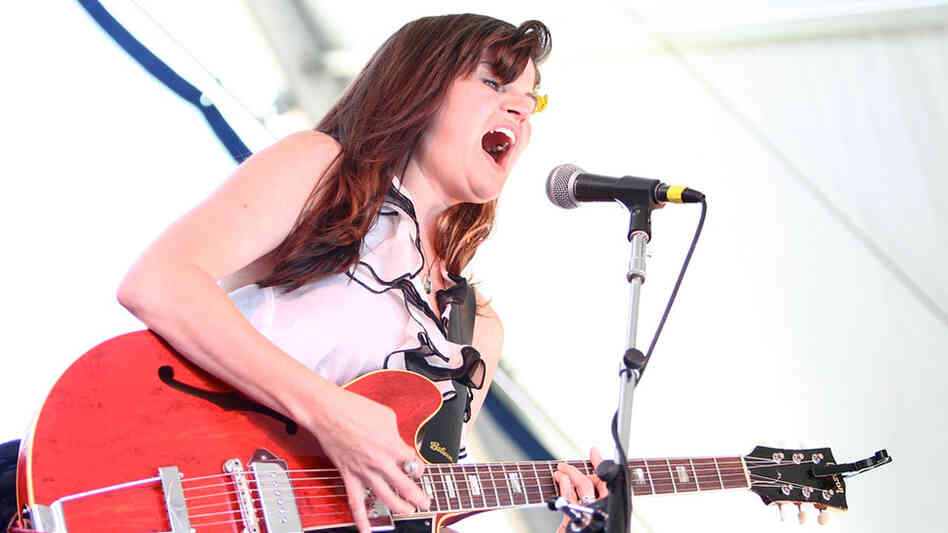 April Smith performs at the 2010 Newport Folk Festival. April Smith performs at the 2010 Newport Folk Festival.