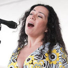 Claudia Acuna performs at Newport Jazz. Claudia Acuna performs at Newport Jazz.