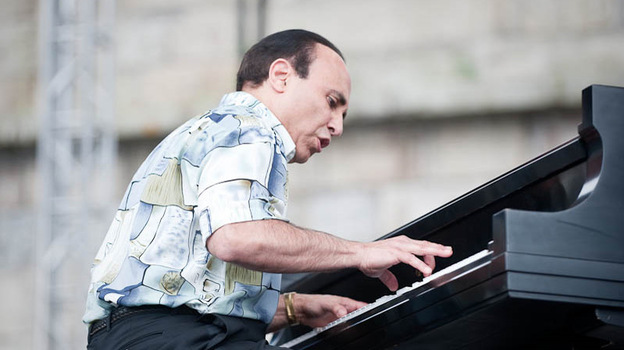 Michel Camilo performs at Newport Jazz.