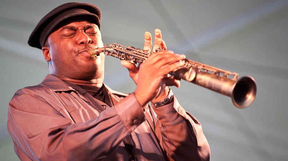 James Carter performs at Newport Jazz.