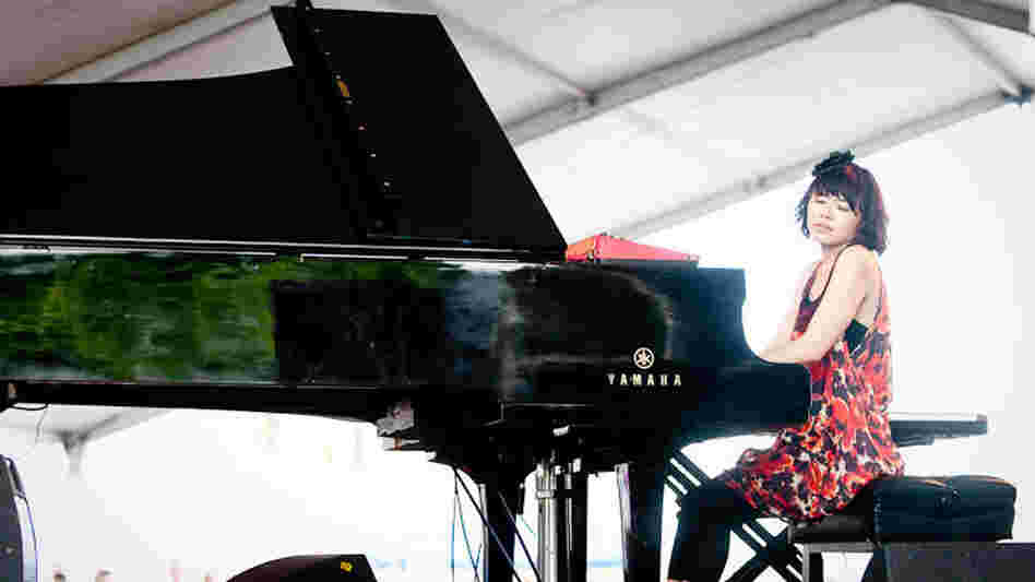 Hiromi performs at Newport Jazz.