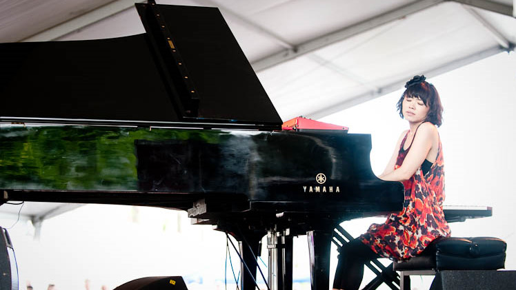 Hiromi performs at Newport Jazz.