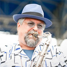 Joe Lovano performs at Newport Jazz. Joe Lovano performs at Newport Jazz.
