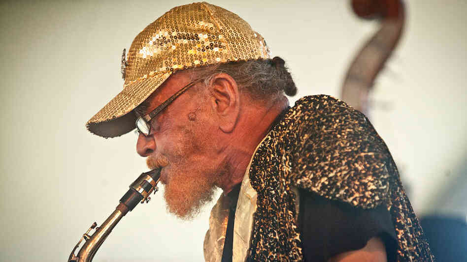 Marshall Allen performs at the CareFusion Newport Jazz Festival 2010. Marshall Allen performs at the CareFusion Newport Jazz Festival 2010.