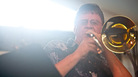 Conrad Herwig performs at the CareFusion Newport Jazz Festival 2010. Conrad Herwig performs at the CareFusion Newport Jazz Festival 2010.