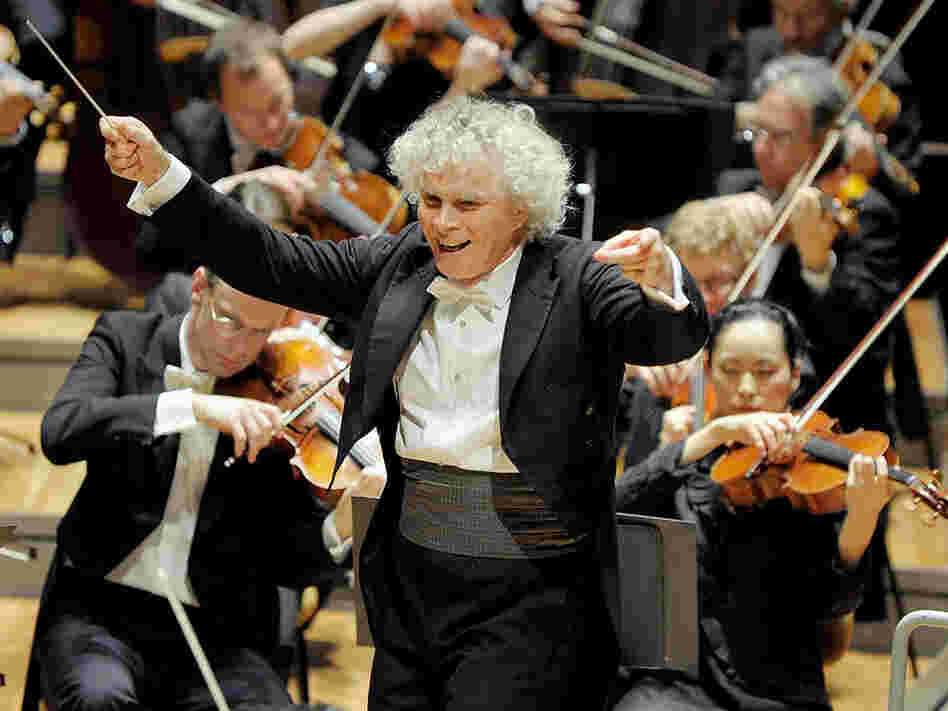 Simon Rattle conducts the Berlin Philharmonic