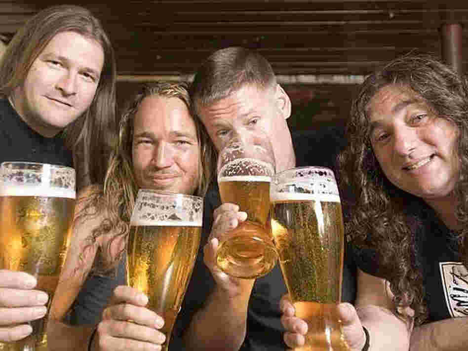 Tankard doing what they do best: drinking Tankard doing what they do best: drinking
