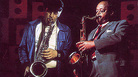Dexter Gordon and Ben Webster. Dexter Gordon and Ben Webster.