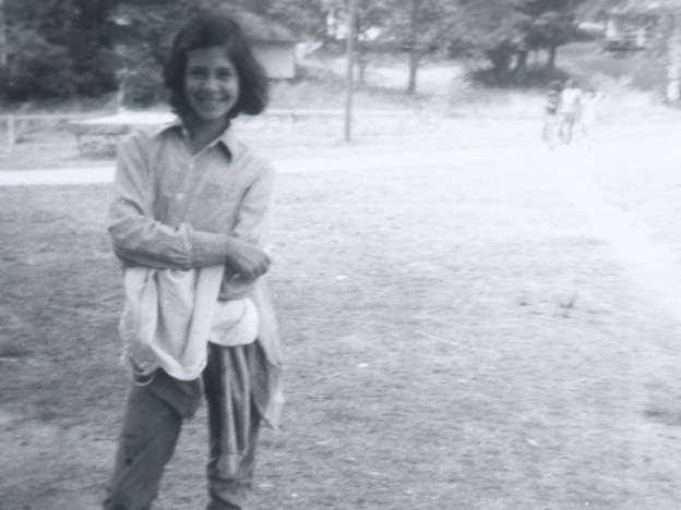 Melissa Block circa 1974 at Camp Kokosing