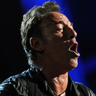 Bruce Springsteen and Tom Morello perform at the Rock and Roll Hall of Fame concert. Bruce Springsteen and Tom Morello perform at the Rock and Roll Hall of Fame concert.