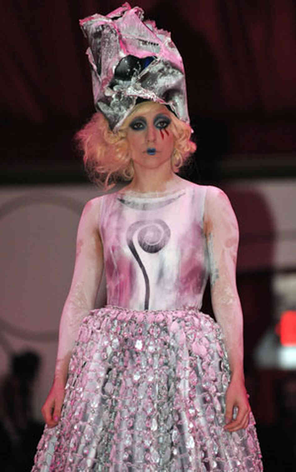 Lady Gaga performing in November