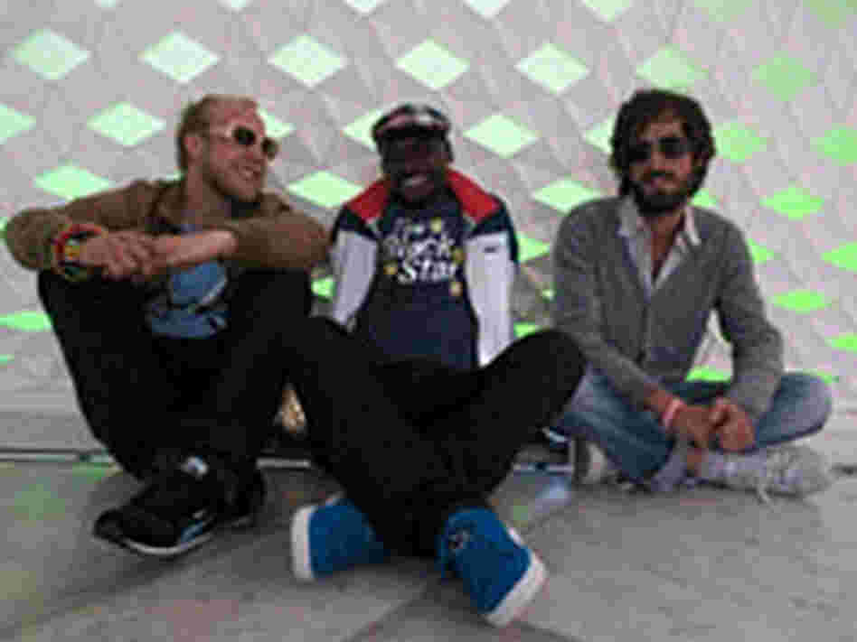 Johan Karlberg, Esau Mwamwaya and Etienne Tron Johan Karlberg, Esau Mwamwaya and Etienne Tron