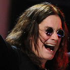 Ozzy Osbourne performing at the 25th Anniversary Rock & Roll Hall of Fame Concert.