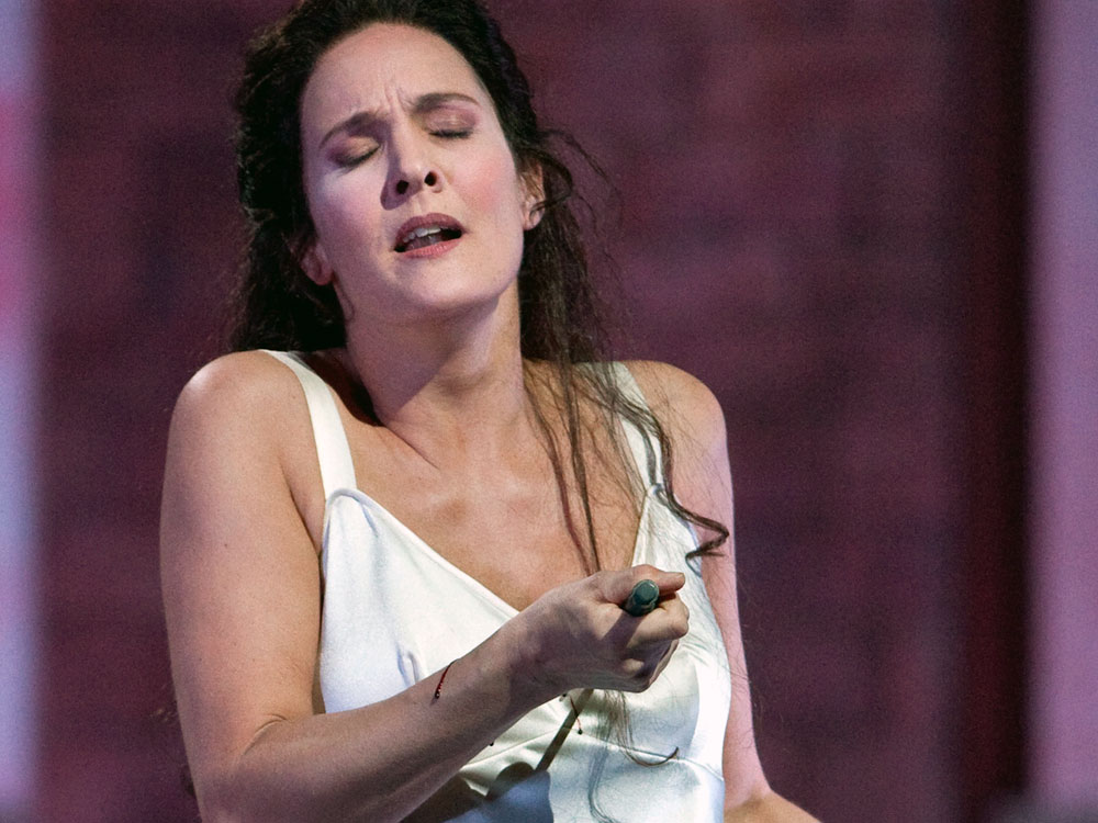 Marlis Petersen as Ophelia in 'Hamlet'