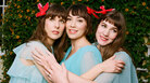 The Living Sisters, left to right: Eleni Mandell, Inara George and Becky Stark The Living Sisters, left to right: Eleni Mandell, Inara George and Becky Stark